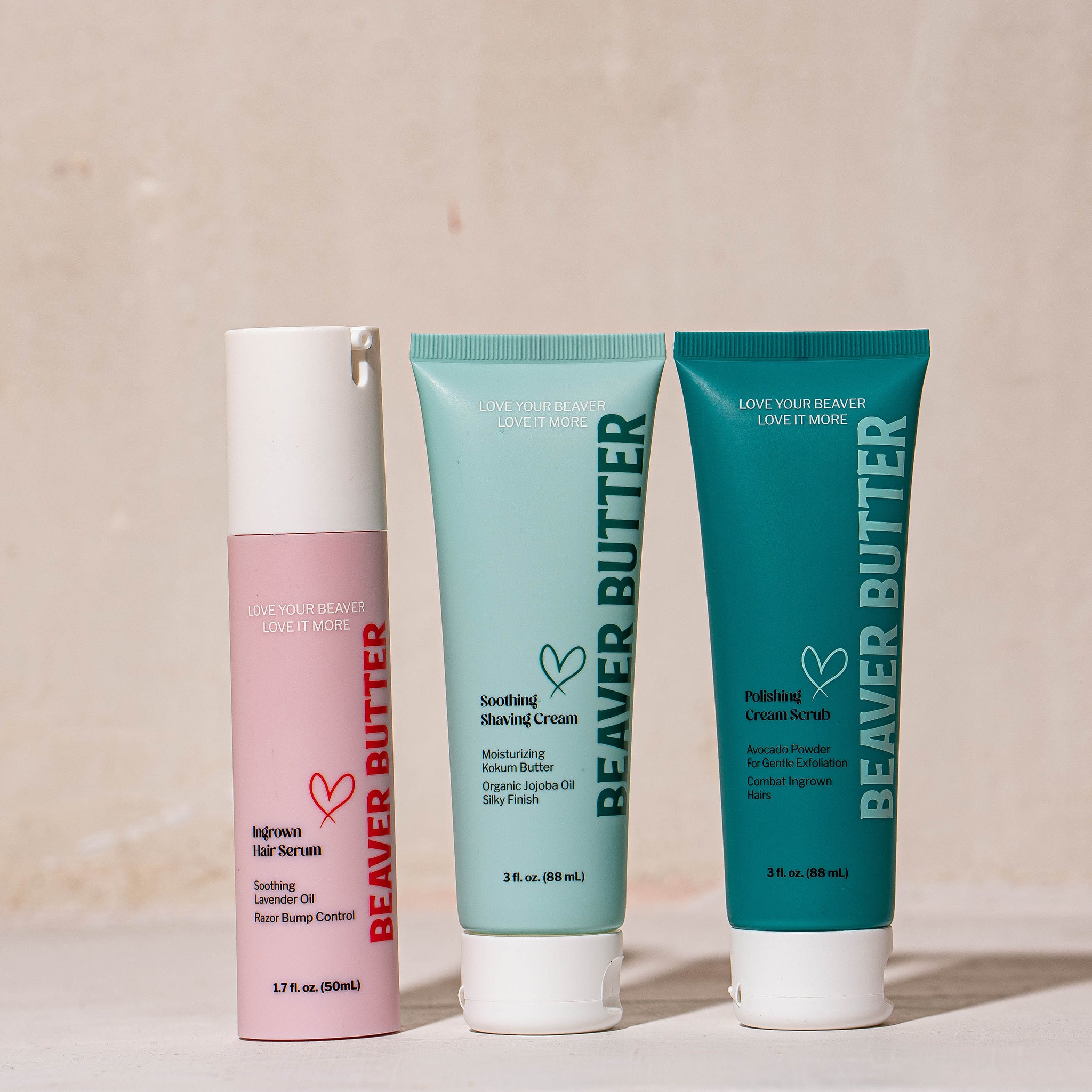 Buff Shaving Soothing Feminine Shaving Kit | Beaver Butter